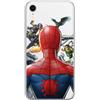 Ert Group custodia per cellulare per Apple Iphone XR originale e con licenza ufficiale Marvel, modello Spider Man 004 adattato in modo ottimale alla forma dello smartphone, parzialmente trasparente