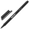 Kores - K-Liner: Fineliners con Inchiostro Nero, Punta Fine Rivestita di Metallo da 0,4 mm, Ideale per Disegnare a Scuola o in Ufficio, Forma Ergonimica Triangolare, Confezione da 12