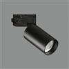 ACB Illuminazione Zoom 3764/10 Faretto a binario Nero testurizzato, LED GU10 1x8W - ACB 3764-10-T37640N
