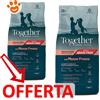 Together Dog Grain Free Adult Medium Large Manzo e Patate - Offerta [PREZZO A CONFEZIONE] Quantità Minima 2, Sacco Da 12 Kg