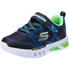 Skechers Flex-glow, Scarpe da ginnastica Bambini e ragazzi, Nero Black Blue Lime Bblm, 29 EU