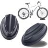 HPiano Supporto per Ruota Anteriore (2 pezzi) supporto rialzato con blocco per ruota anteriore della bicicletta, per pedalare in ambienti interni, per allenamento