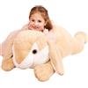 IKASA Coniglio Giganti Peluche Giocattolo Morbido - Coniglietto Animali di Peluche Grandi Gigante Jumbo Enormi Morbidosi Animale Grasso - Regali per Bambini Ragazze (78cm, Marrone chiaro)