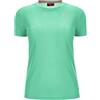 Macron Run Prime SCD Carmen T-Shirt Print SBUD Grn SS Wmn, Donna, Verde, M