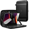 Spigen Custodia Borsa Rugged Armor Pro Compatibile con Macbook Pro 16 pollici (2026-2021) / MacBook Air 15 pollici (2026-2023) / Galaxy Book Pro 15.6 / LG Gram 360 16 - Nero