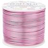 BENECREAT 68m 1.5mm Filo Metallico Resistente All'appannamento per Gioielli Filo Metallico Pieghevole in Alluminio per Lavorazione di Gioielli, Rosa
