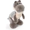 NICI-Peluche eretto Dinosauro Tony-Rex 17cm Green, Colore Grau, 48807