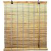Virsus 1 Tapparella a rullo Avvolgibile 6201, Tenda da sole in bamboo naturale colore Legno chiaro, arrotolamento carrucola per porte finestre Interni ed Esterni Varie Dimensioni (120x250 cm)