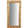 Biscottini Specchio da parete lungo 205x5x105 cm | Specchio grande da parete con cornice barocco | Specchio camera da letto Vintage