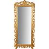 Biscottini Specchio da parete lungo 190x5x80 cm | Specchio grande da parete con cornice barocco | Specchio camera da letto Vintage