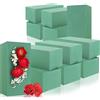 com-four® 12x Spugna per Fiori per Composizioni Floreali - Schiuma per Fiori Freschi - Floral Foam per Fare Bricolage per Matrimonio e Compleanno