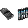 ANSMANN NiZn Charger Caricabatteria - Caricatore Per NiZn Batterie - Pile Nichel-Zinco 1,6V AAA & Allinea il titolo secondo DE: Batteria ricaricabile Micro NiZn AAA 1,6 V 900 mWh