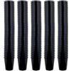 MIJOMA Bicchierini da shot in plastica infrangibili, resistenti, per gelatina, dessert, feste, matrimoni, compleanni, lavabili in lavastoviglie, riutilizzabili, 29 ml (nero, confezione da 160)