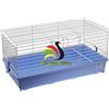 DOMUS MOLINARI RODENTS HOUSE GABBIA PER CONIGLIO,CAVIE,PORCELLINI D'INDIA,CINCILLA' , RODITORI 58X32X30cm