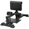GORILLA SPORTS® Sissy Squat - 101 x 37,5 x 49,5 - 59,5 cm, Regolabile, Carico Massimo 130 kg, Nero - Squat Machine, Panca per Esercizi, Fitness, Allenamento, Palestra, Macchina Addominale