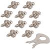 New Marine LOXX - 10 viti per lamiera, 4,2 x 10 mm, con chiave