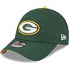 New Era Green bay Packers cap NFL 9Forty Basecap verstellbar Kinder American Football Kappe Grün - Youth