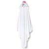 Interbaby Asciugamano con cappuccio per neonato PARACAIDISTA in bianco e rosa - 560 g