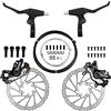 Chooee Freni a Disco Meccanici，Pinza Freno Anteriore/Freno Posteriore per Mountain Bike BMX Bici da Strada Kit