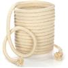 COM-FOUR® Stoppino per lampade a olio tagliabile a misura - stoppino di ricambio per torce da giardino, torce in bambù - 500 cm x Ø 8 mm (500 cm x 8 mm)