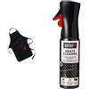 Weber Grembiule nero da chef Original & 17875 - detergente per Griglie, Nero