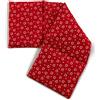 Giraffenland Cuscino con semi di farro bio, 60x20cm - 4 compartimenti - cuore rosso - Cuscino riscaldabile. Terapia caldo e freddo Cuscino termico