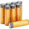 Amazon Basics, 8 batterie alcaline AA ad alte prestazioni, 1,5 Volt, durata di 10 anni