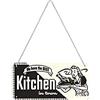 Nostalgic-Art Targa da Appendere Home & Country - Kitchen - Idea Regalo per la Cucina, in Metallo, Decorazione con Design Vintage, 10 x 20 cm