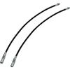 Aerzetix - Set di 2 - Tubo Flessibile ugello per Pompa Grasso - Lunghezza 500mm - Sistema attrezzo di lubrificazione - Max 45 Mpa - C50138