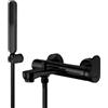 Newform - Linfa gruppo vasca esterno completo Nero Opaco 69440C