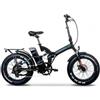 ARGENTO Bici Elettrica AR-BI-210028 Pieghevole Pedalata Assistita Velocità 25 KW Colore Argento / Blu