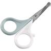 BÉABA - Forbicine per Neonati e Bambini, Forbici per Cura delle Unghie e Manicure, Punte Arrotondate, Blu