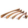 Guolich 2 Pezzi Maniglie per Mobili da Cucina Marrone Maniglie Cucina, Maniglie Armadio Camera da Letto, Pomelli per Mobili, per Cassetto, Armadietti, Porte,Distanza Fori 192mm