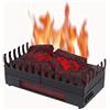 Chemin'Arte 117 - Focolare con effetto fiamme, con riscaldamento, 2.000 W, colore: Nero