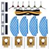 S YTALAND Ytaland Kit accessori di ricambio per yeedi vac max ECOVACS ROBOTICS Deebot T9+ T9 N8 PRO N8 PRO+ yeedi vac station Robot aspirapolvere 18 confezioni Spazzola principale, filtro, spazzola laterale