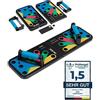 JELEX Tornado Chest Push Up Board - Tavola da ginnastica multifunzionale, 64 cm, 19 cm, con 10 settimane, super set di allenamento (plastica ABS) con cuscinetti antiscivolo