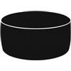 King Collection Pouf Ottoman - 23 x 53 cm - nero - King Collection (unità vendita 1 pz.)