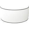 King Collection Pouf Ottoman - 23 x 53 cm - bianco - King Collection (unità vendita 1 pz.)