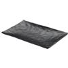 Leone Vassoio rettangolare - 24 x 13,8 x 2 cm - melamina - nero - Leone (unità vendita 1 pz.)