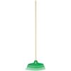 Verdemax Scopa 25 denti - per erba e foglie - con manico in legno - 47 x 165 cm - Verdemax (unità vendita 1 pz.)