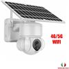 TELECAMERA ANDOWL VIDEOSORVEGLIANZA 3MP CON PANNELLO SOLARE SIM 4G WIFI CON APP