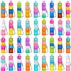 Yeefunjoy 36PCS Mini Pop Push It Fidget Toy Portachiavi, giocattolo manuale con bolle da premere stile, Silicone Poppet Bubble Giocattoli Antistress per Autismo Sollievo dallo Stress, bambini e adulti
