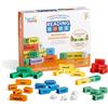 hand2mind Learning Resources Mattoncini di Lettura Reading Rods Costruzione delle Frasi, Imparare a Leggere, Costruzione delle Frasi per Bambini, Cubi per collegare Le Parti del discorso