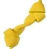 Croci Bobby Rope M - Gioco cani di Gomma, Giocattolo per cane Resistente, Corda Cane Gioco Per Igiene Dentale, Lavabile, Giallo, 18x6x4,7 CM