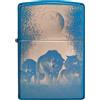 Zippo Accendino, metallo, blu lucido, taglia unica