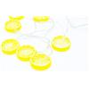 HEITMANN DECO - Catena luminosa a LED - Limoni - Giallo - ca. 100 cm, 10 pezzi.