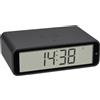 TFA Dostmann TWIST sveglia radiocomandata, 60.2560.10, display ruotabile di 180°, sveglia con funzione snooze, retroilluminazione, antracite