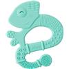 Chicco Massaggiagengive Soft Iguana con Setole Morbide 2M+ Azzurro, 1 Pezzo