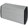 Baule da esterno box 120 qblack in polipropilene grigio 308 lt 120x54x57 cm