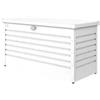 Biohort Baule da esterno impermeabile biohort 130 in acciaio zincato bianco 460 lt 134x62x71 cm - cod. 61040